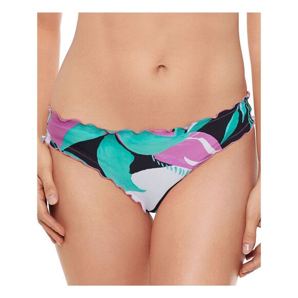 SALT + COVE Other - SALT + COVE Women's Aqua Cheeky Fit Bikini Ruffled Hipster Swimsuit Bottom S